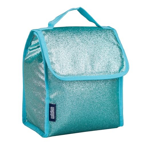 Image of Wildkin 55905 Blue Glitter Lunch Bag, One Size