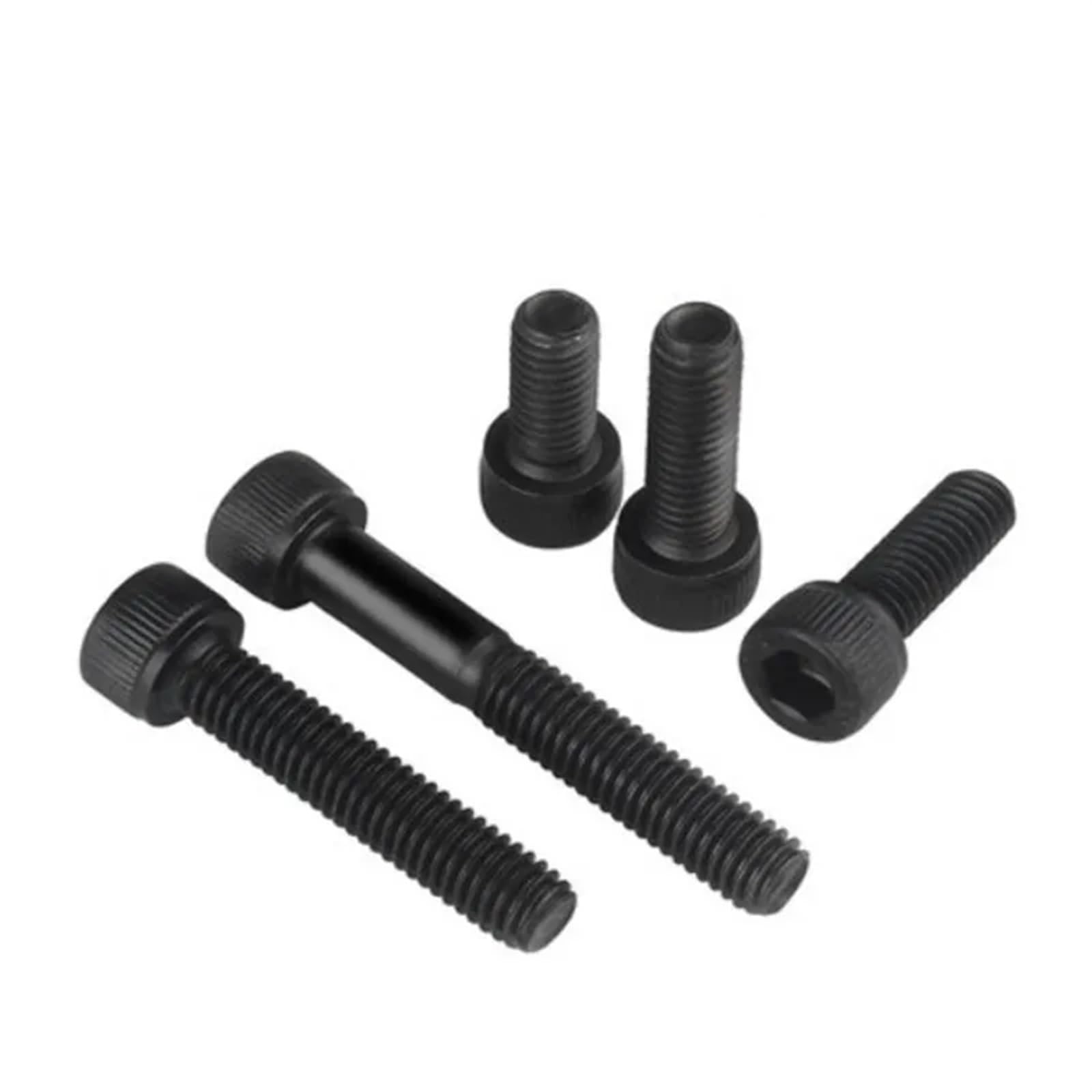 bulloni a testa esagonale, 50 viti DIN912 12.9 nere a esagono incassato con testa a brugola(9mm,M2.5)