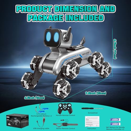 Wurycia NO.2590-1 Remote Control Robot Dog Toy thumb #5