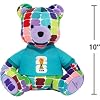 Jazwares FIFA World Cup 2026 10-Inch Colorful Bear Plush - Official 2026 World Cup Collectible with FIFA Trophy Logo Tee - Ages 3+