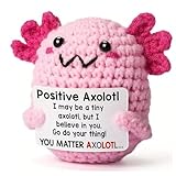 Message positif : la carte incluse rappelle à votre ami qu'un « minuscule axolotl est toujours là pour vous rappeler » et sert de source constante de motivation et de mémoire positive.