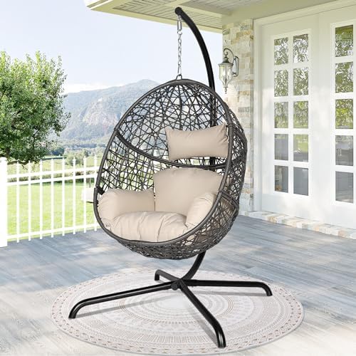 Chaise Suspendue Extérieur LNOW Indoor/Outdoor Hanging With Stand