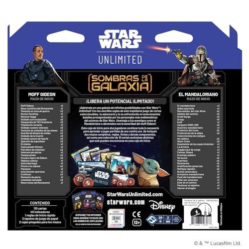 Miniatura 5 de Fantasy Flight Games Star Wars Unlimited: Sombras De La Galaxia Caja De Inicio Juego De Cartas Coleccionables A Partir De 12 Años Para 2 Jugadores 30 Min Por Partida Español