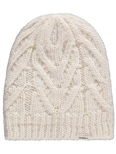 O'Neill Damen Snug Beanie Mütze, Powder White, One Size