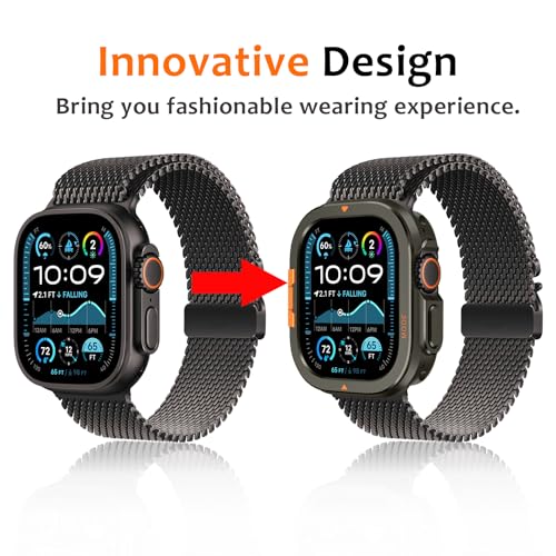 Funda iWatch Ultra 49mm Amizee carcasa metálica compatible con series 3 2 1 2