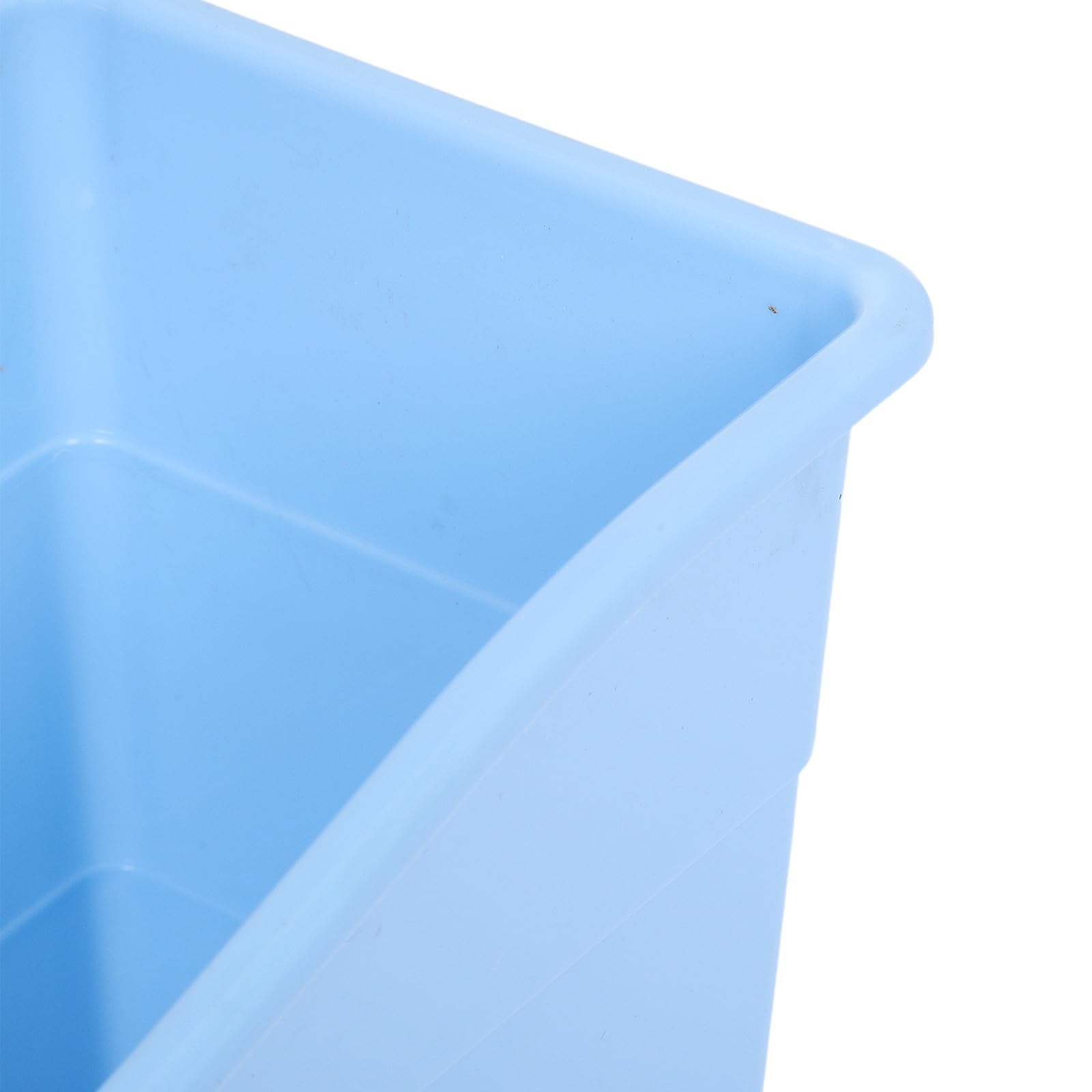 DOITOOL 6 pojemników na książki do klasy - plastikowe, składane pudełko do przechowywania dokumentów - kolorowe uchwyty na książki do klasy, organizery na półki, materiały i koszyki na biurko