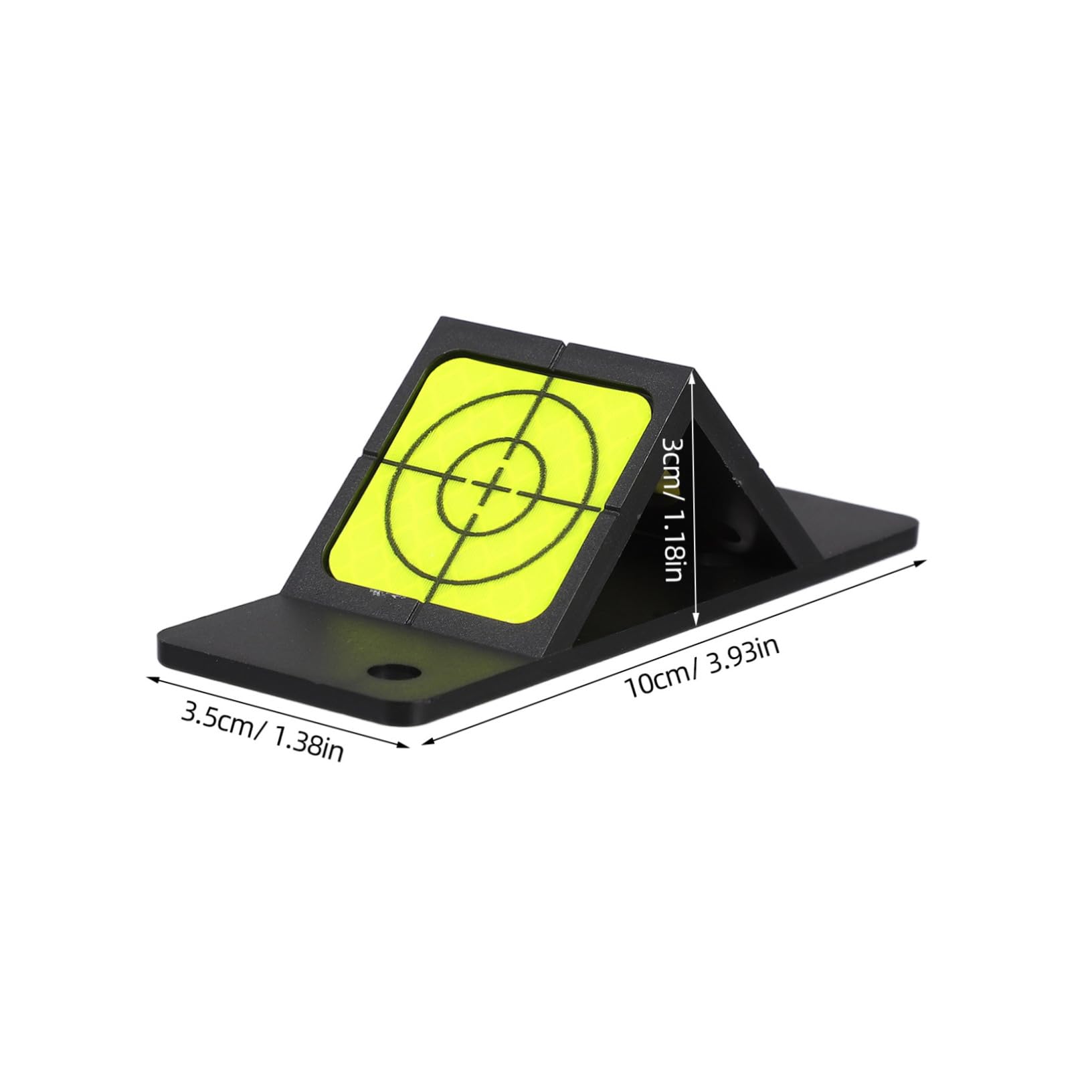 JECOMPRIS Topographic Total Station Reflective Prism Survey Reflectors Plastic Reflective Prism for Construction Marking Point