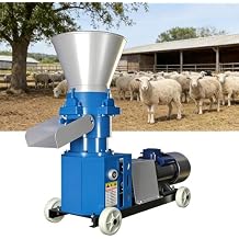 High-Efficiency Feed Pellet Machine, 400lb/h Animal Feed Mill, Customizable Die Plates 2.5mm-8mm, Ideal for Cattle, Chicken, Duck - Durable & Versatile Feed Maker