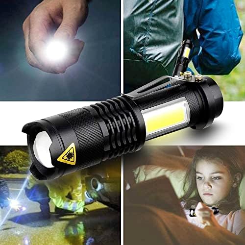 S SMAZINSTAR Torch LED Flashlight Adjustable Focus Handheld Flashlight Super Bright 1200 Lumens Pocket Torch Zoomable and Waterproof Camping Outdoor Torch