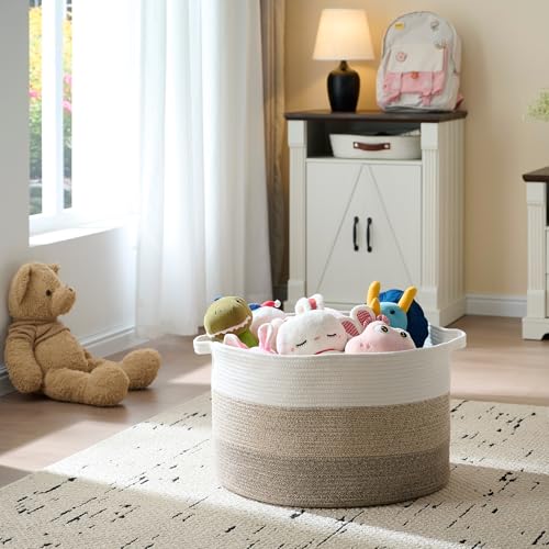 image for Luxury Little Extra Large Nursery Storage Basket, 22 x 22 x 14 inches 