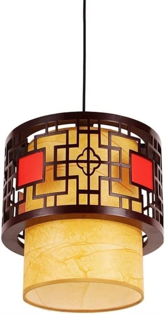 CSXSXAUO Modern Chandelier Chinese Style Lantern Pendant Light Oriental Retro Ceiling Lamp Indoor Classical Suspended Lamps Traditional Hanging Lighting Fixture Restaurant Hotel Decor Chand