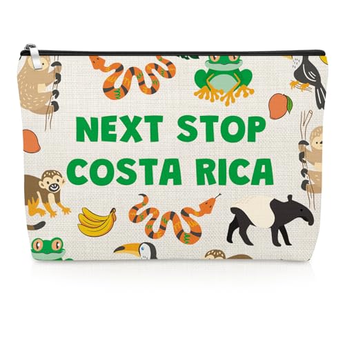 Costa Rica Travel Makeup Bag Trip Gifts for Woman Best Friend Sister Daughter Trip Lover Costa Rica...
