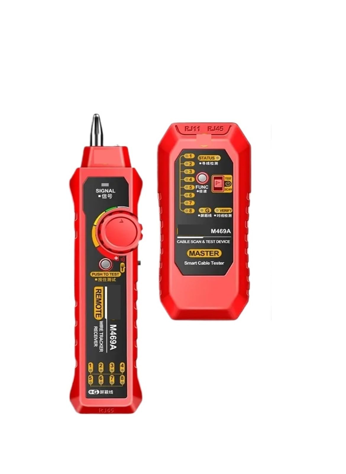 Traqueur de Câble, Testeur de câbles réseau intelligent RJ45 RJ11 LAN, détecteur, récepteur suivi fils, outil électrique réparation | Standard version