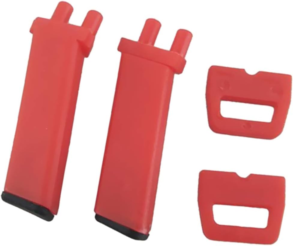 Fenteer 4pcs Landing Gear Folding Plastic for E58 S168 JY019 RC Quadcopter Accessories, Red, as described