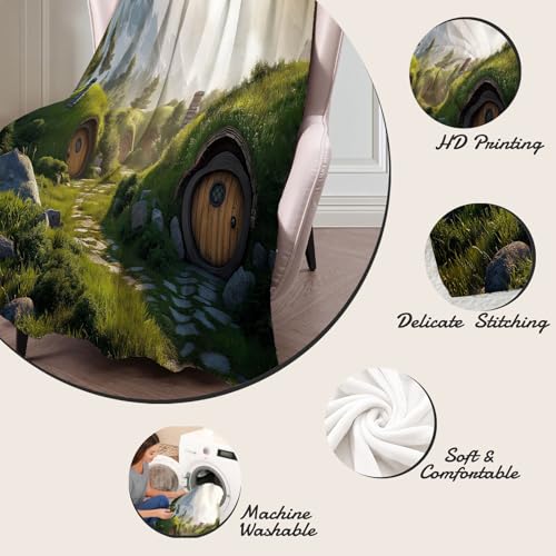 Couverture polaire lit et canapé en flanelle de molleton douce 130x150cm - 7