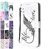Diseño del patrón: Funda de cuero iPhone 7 Plus / 8 Plus con mandala unicornio marble marmol flamencos floral gato flores elefante tigre lechuza oso