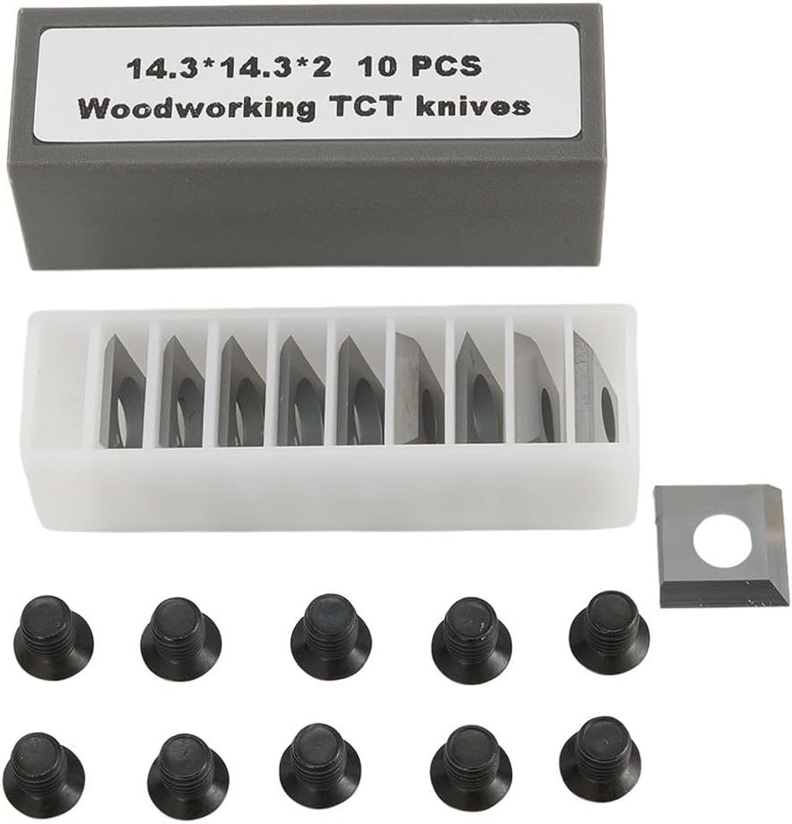 10pcs Carbide Blades for Turning and Profiling Fits Machines For 25130h, 20600h, 25131h and 40700HCT