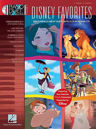 Disney Favorites: Piano Duet Play-Along Volume 5 Book/Online Audio