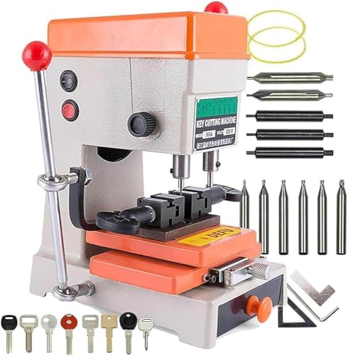 Kopiermaschine Kopiermaschine, Vertikale Schlüsselschneidemaschine, Automatische Schlüsselkopiermaschine für Schlüsselherstellung, für Tür und Autoschlossschlüssel 220V