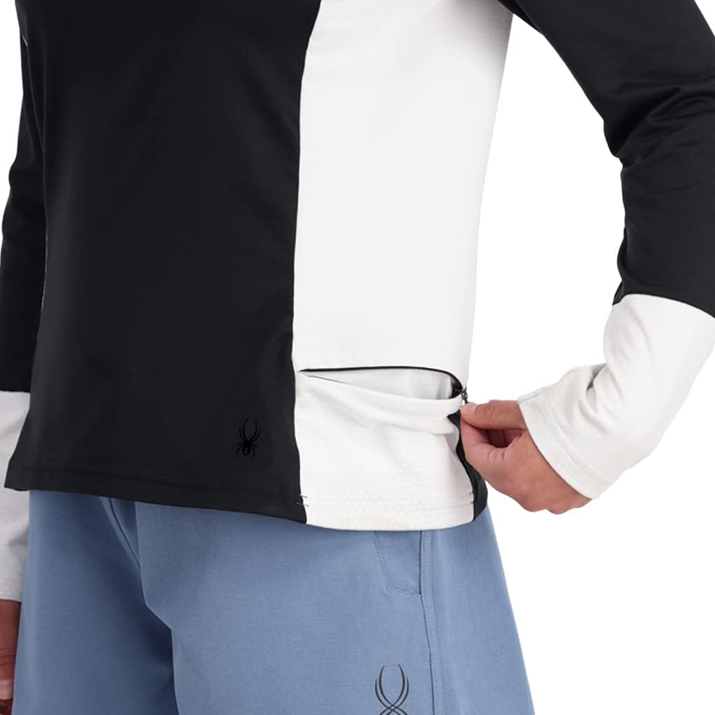 Spyder womens Spyder Arc Graphene Tech Zip T-neck - Image 6