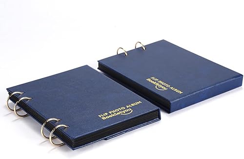 Miniatura 4 de Mesa familiar pequeña de 4 x 6 pulgadas, soporte para fotos con soporte magnético, marcos de exhibición de escritorio, carpeta de cuero, tablero de