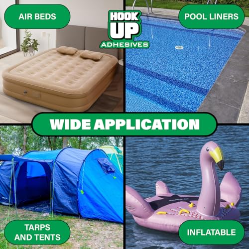 Pegamento adhesivo vinilo impermeable HOOK UP 2 pack 4oz miniatura 4