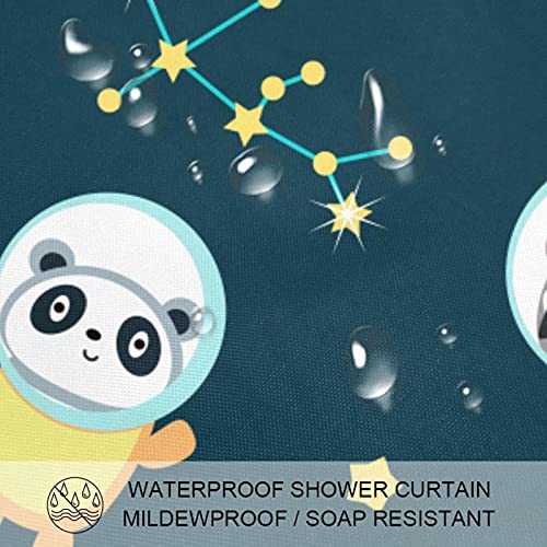 Rideau de douche dessin animé pour une salle de bain joyeuse