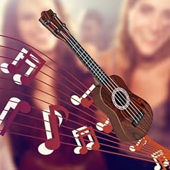 Colcolo Ukulele pour Enfants, Jouet éducatif, Instrument d’apprentissage précoce, Mini Guitare pour bébés débutants, Fournitures de fête, Cadeau de noël , Rouge-Marron - Les Beatles, Paul McCartney, John Lennon, RIngo Starr, George Harrison Colcolo Ukulele pour Enfants, Jouet éducatif, Instrument d'apprentissage précoce, Mini Guitare pour bébés débutants, Fournitures de fête, Cadeau de noël , Rouge-Marron – Image 5
