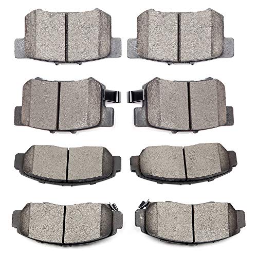 Ceramic Brake Pads Kits,SCITOO 8pcs Brakes Pads Set fit for ...