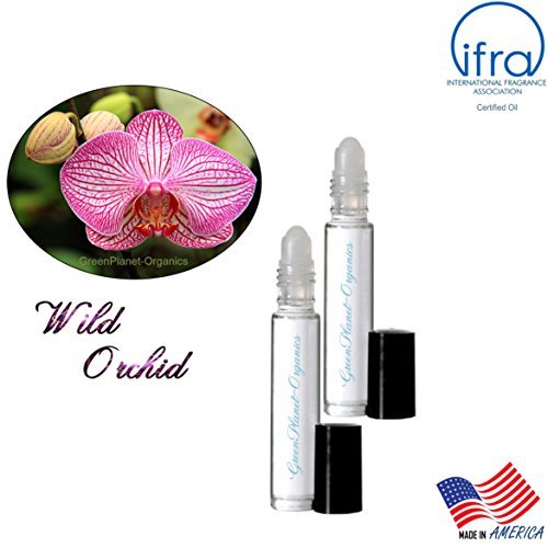 Wild Orchid Fragrance Oil (Set of 2 .33oz Bottles) Made In USA & Phthalate Free