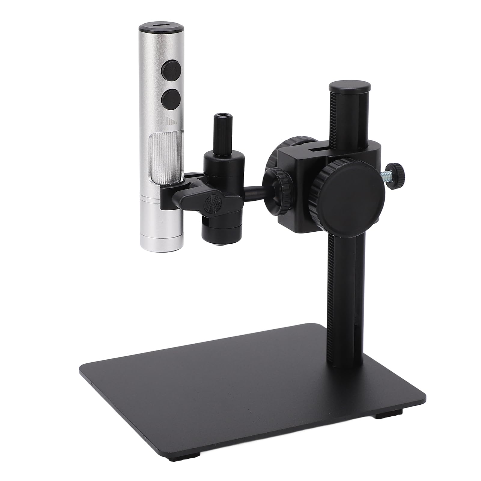 FTVOGUE Digitales Mikroskop, USB-Mikroskop mit 12 MP, 3840 X 3104 Auflösung, Aluminiumlegierungslinse, 4 LED-Frontlicht, Typ C, für PCB-Münzschmuck, Hautbeobachtung