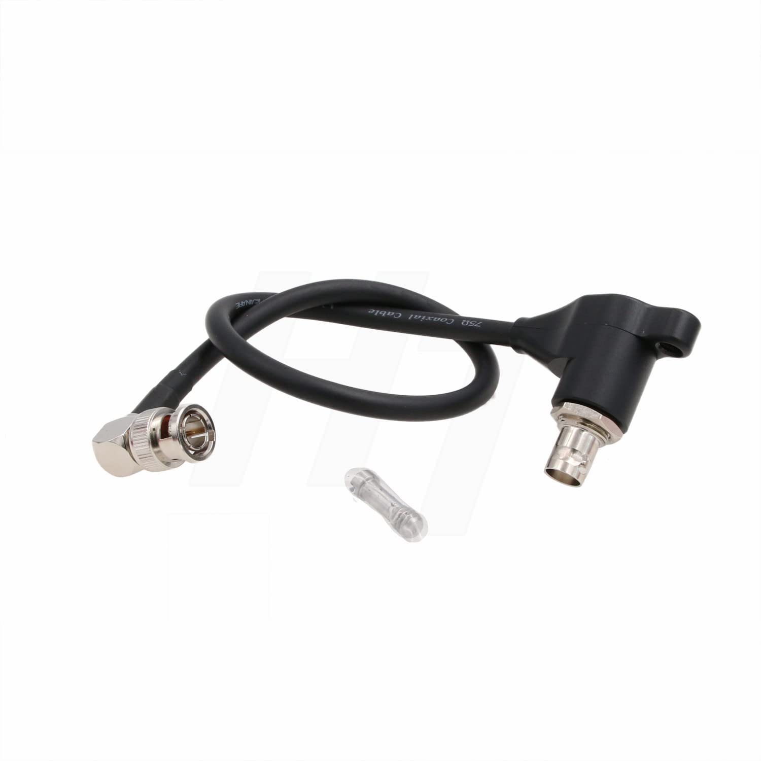 HangTon 12G 3G HD 90 gradi ad angolo retto BNC Cable SDI Protector Surge Surge Circuit Protection per RED Komodo Alexa Blackmagic Camera Atomos Monitor (Nero)