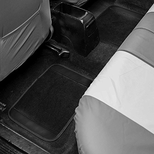 Fh Group Car Floor Mats - Carpet Floor Mats For Cars, Universal Fit Automotive Floor Mats, All Purpose Car Floor Mats, Carpet Protector Mat For Most Sedan, Suv, Truck Floor Mats Black #TOP2