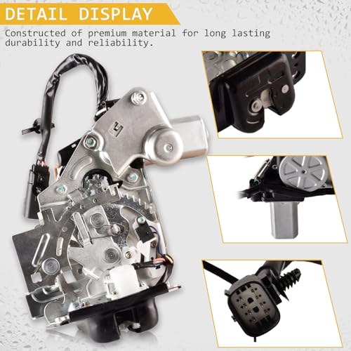 Image of Rear Door Lock Actuator Compatible with 2013-2019 Ford Flex, Trunk Latch Actuator Replacement EU5Z7843150A