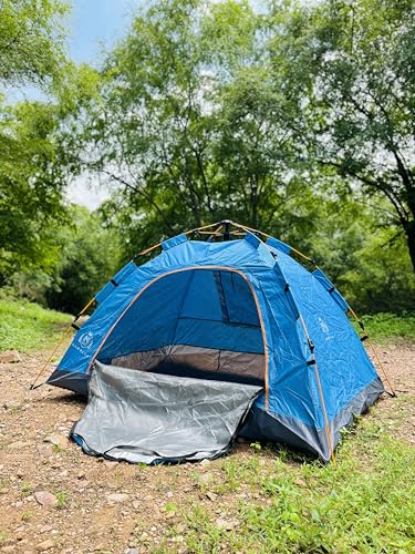 Image of Outdoor Pop Up Captain Tent Water-Resistant Portable Instant Camping Tent for 1-2 Person Tent