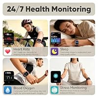 Smartwatch Damen Herren, 1.83" HD Fitness Tracker mit Telefonfunktion – Ansicht 3