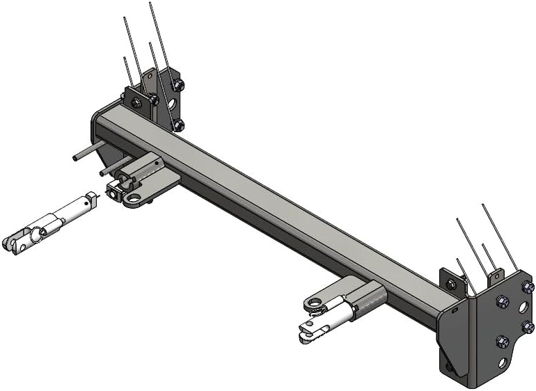 Blue Ox BX1153 Baseplate fits 2022-2025 Grand Cherokee WL Includes ACC, 4xe, & Shutters (No L or WK) | Keep Dirt and Debris Out | Simple Installation | Easy Removable Arms