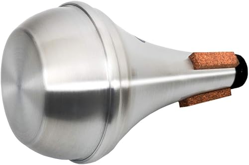 Miniatura 5 de Eastrock Silenciador de silenciador recto de trompeta ligero con corcho de goma para jazz, clásico, principiantes y estudiantes