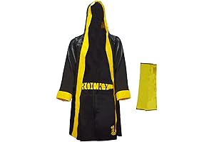 Adult Satin Mens American Flag Boxing Costume Balboa Boxer US Stars and...