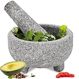 11,5 X 6,5 cm, Material de Granito, Pilão, Socador de Alho Pilao, Pilao, Pilão de Pedra, Pilao com Socador