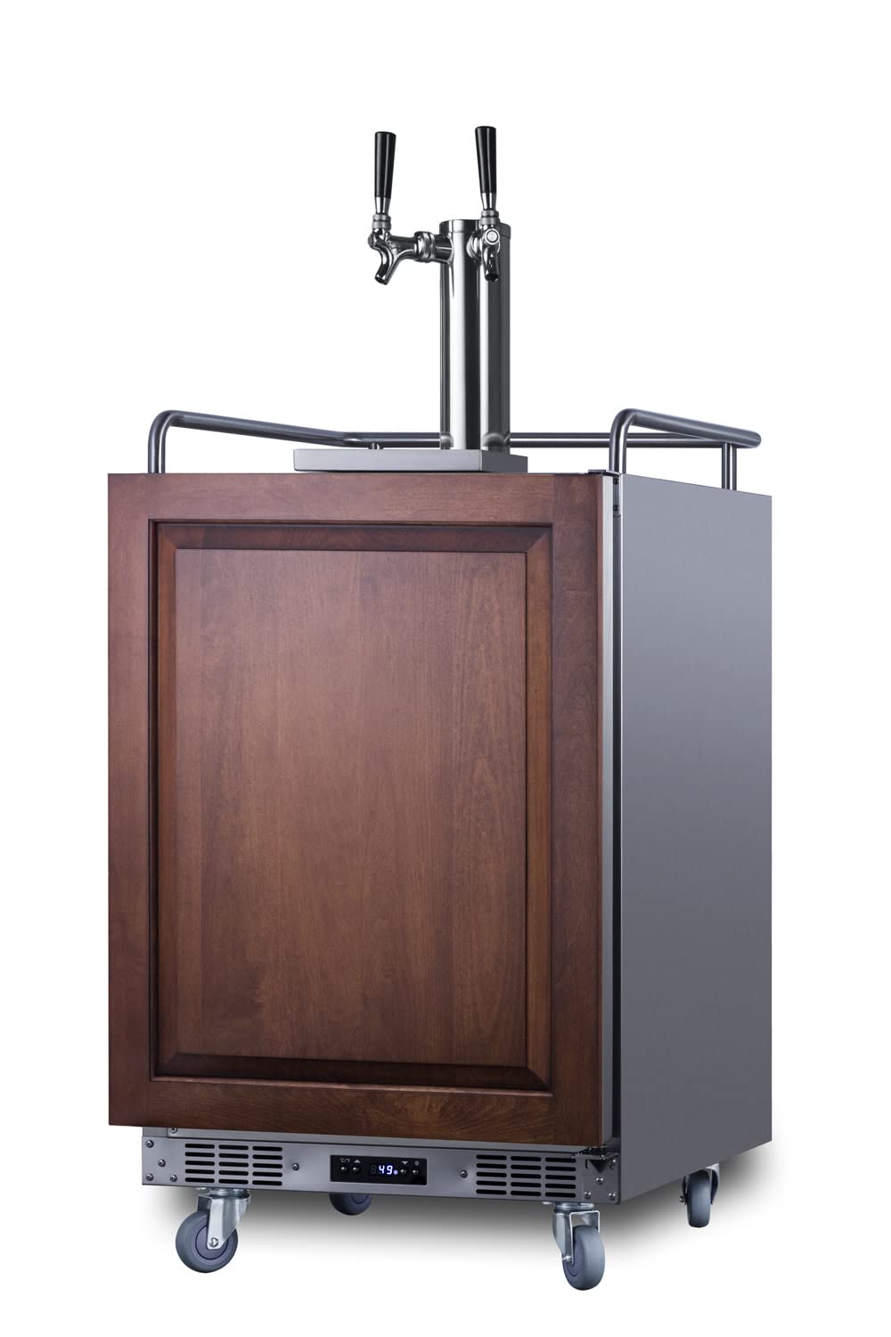 Summit Appliance Sbc682pnrtwin Panel Ready 24" Wide Built-In Kegerator, Panels Not Included, 5.6 Cu.Ft Capacity, Twin Tap System, Automatic Defrost, Digital Thermostat, Memory Ic Function on Fridge.com - View 4