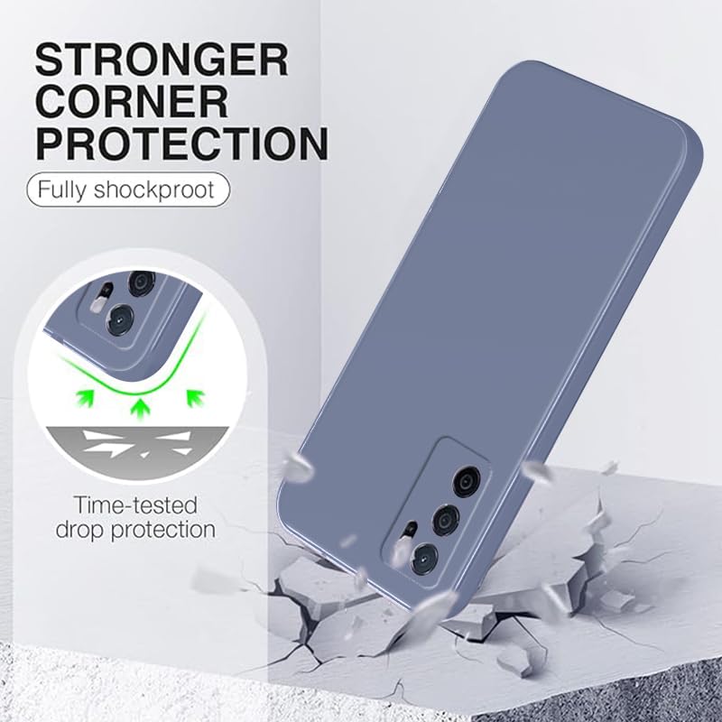 WOKEZ Silikonfodral för Xiaomi Redmi 13C/Poco C65 - Blått Skydd