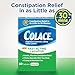 Colace Saline Laxative 60 Capsules Fast Acting Gentle Constipation Relief for Adults, Gentle Magnesium Hydroxide Formula, Non-Stimulant Laxative, Severe Constipation Relief