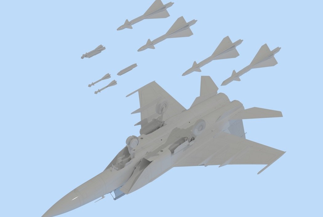 ICM 48903 - Maqueta de MiG-25 PD, Interceptor Soviet Fighter
