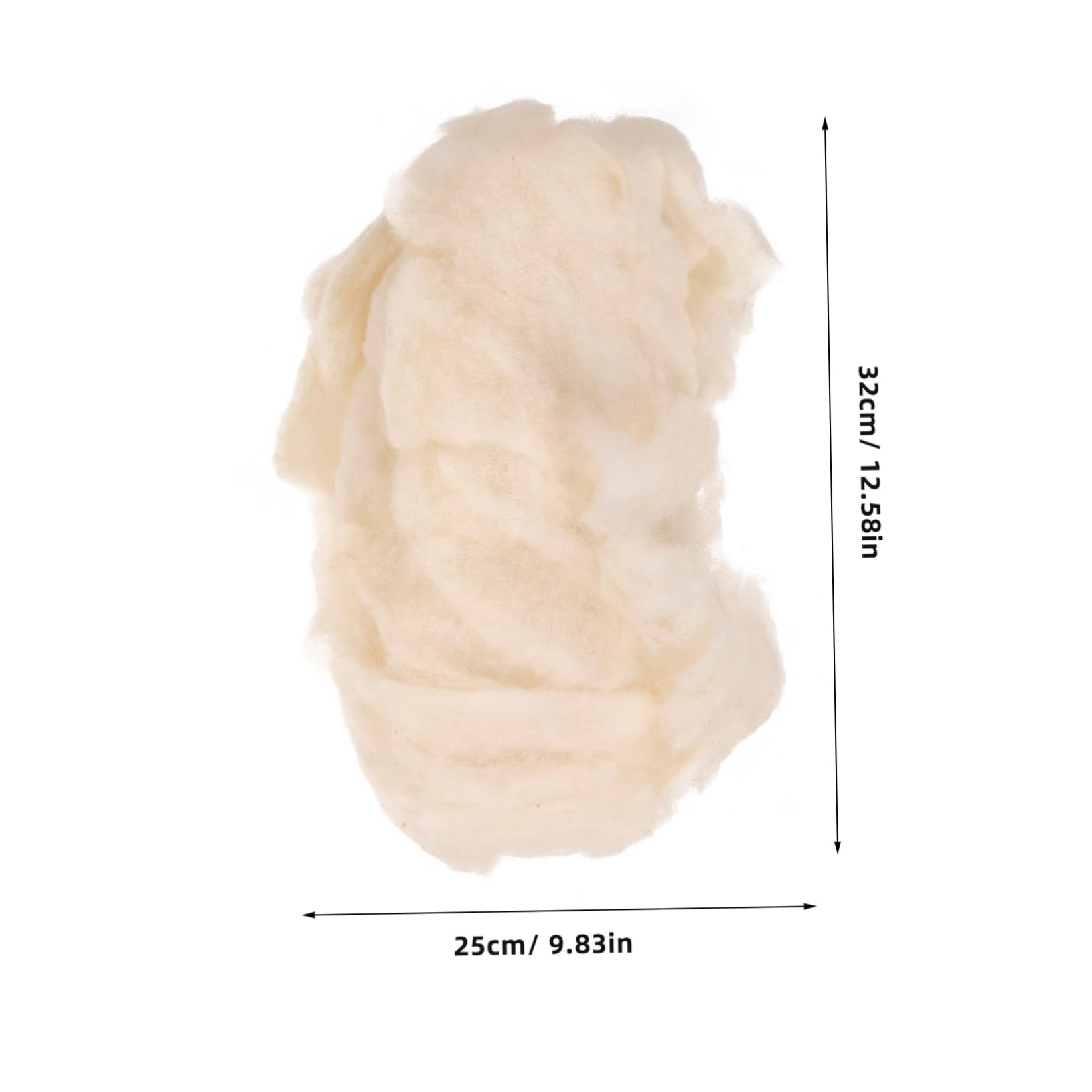 HOMSFOU 3pcs DIY Felting Material Handmade Felting Wool Kit 8 Colors Craft Wool for Needle Soft for Homemade Projects