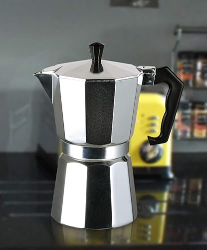 Miniatura 2 de Kitchen Sense - Cafetera de aluminio pulido, 6 tazas