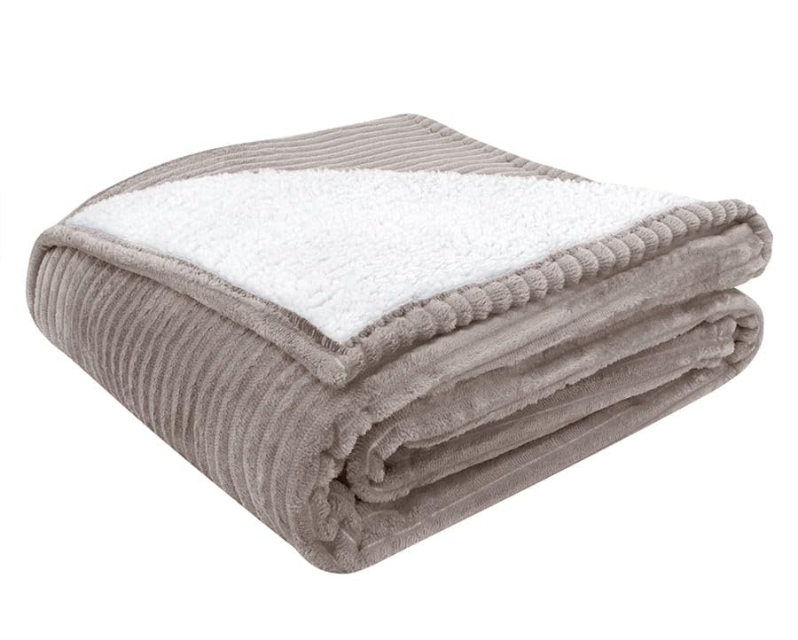 Cobertor Sherpa Dupla Face Casal - Jolitex - Dyuri Rosê