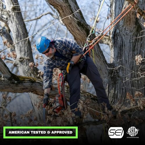 Land Helmets Aerolite Safety Helmet - ANSI Z89.1 Type 1 Class C - Lightweight, Affordable Vented Hard Hat for Arborist & Rescue - Carbon Fiber