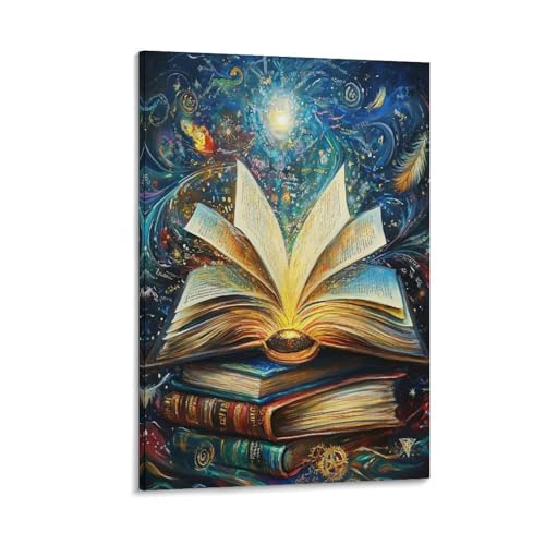 Livres magiques murale décoration pour créer un coin lecture cosy