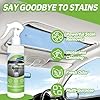 Hzutloer 8.66 OZ (256 ml) Car Ceiling Cleaner,Headliner Cleaner,Multifunctional Car Interior Roof Fabric Cleaner Spray,Multi Purpose Deep Clean for Leather,Fabric,Plastic of Auto and Home